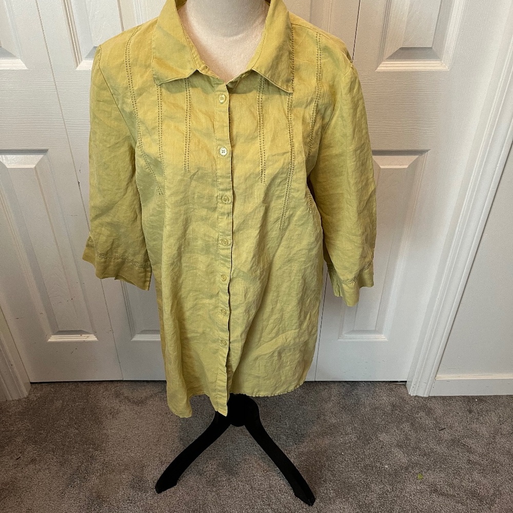 Addition Elle size 1X ramie top